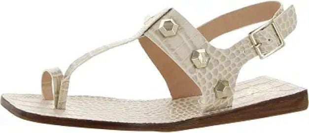 Vince Camuto Womens Dailette Leather Thong Sandals Tan 6.5 Medium (BM) at Amazon