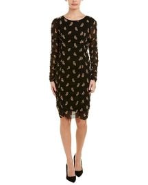 Vince Camuto Womens Paisley Long Sleeves Party Dress at Amazon