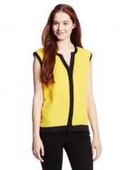 Vince Camuto colorblock top at Amazon