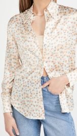 Vince Carnation Shaped Collar Blouse at Shopbop