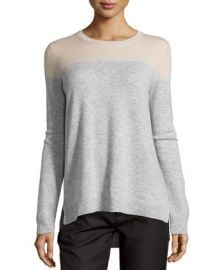 Vince Cashmere Colorblock Sweater at Last Call