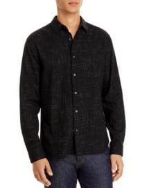 Vince Cotton Crosshatch Slim Fit Button Down Shirt Bloomingdales at Bloomingdales