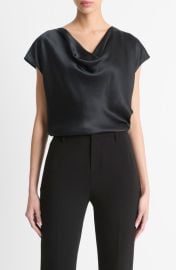Vince Cowl Neck Silk Blouse at Nordstrom