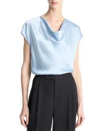 Vince Cowl Neck Silk Blouse Bloomingdale39s at Bloomingdales