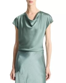 Vince Cowl Neck Silk Blouse Bloomingdale39s at Bloomingdales