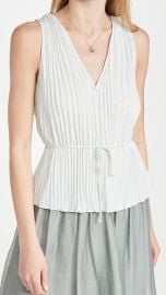 Vince Crushed Double V Neck Tank at Shopbop