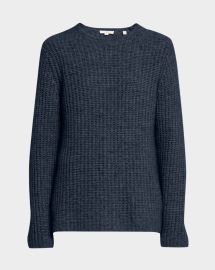 Vince Donegal Ribbed Cashmere Sweater at Neiman Marcus