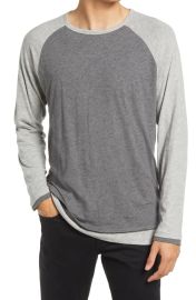 Vince Double Layer Baseball Crewneck Shirt at Nordstrom