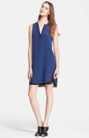 Vince Double Layer Shift Dress at Nordstrom