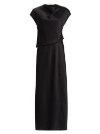 Vince Draped Cowlneck Maxi Dress at Saks Fifth Avenue