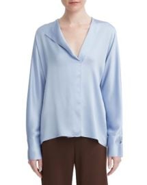 Vince Draped Silk Dolman Sleeve Top Bloomingdales at Bloomingdales