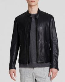 Vince Essential Moto Leather Jacket at Bloomingdales