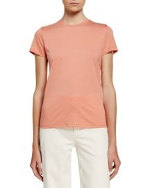 Vince Essential Pima Crewneck Tee at Neiman Marcus