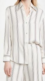 Vince Fine Variegated Stripe Button Down Shirt at Shopbop