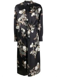 Vince Floral Shirt Dress - Farfetch at Farfetch