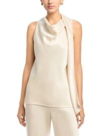 Vince Fluid Satin Scarf Top Bloomingdalex27s Women at Bloomingdales