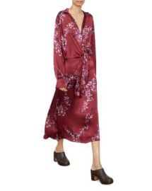 Vince Forsythia Floral Print Dress Bloomingdales at Bloomingdales