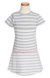 Vince French Terry Short Sleeve Dress at Nordstrom