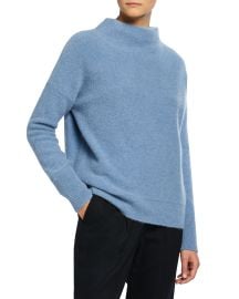 Vince Funnel-Neck Cashmere Sweater at Neiman Marcus