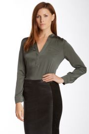 Vince Half Placket Blouse at Nordstrom Rack