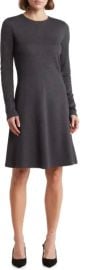 Vince Long Sleeve A Line Dress at Nordstrom Rack