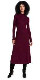 Vince Long Sleeve Mock Neck Dress at Shopbop