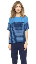 Vince Marker Stripe Pocket Tee at Shopbop