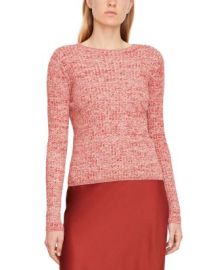 Vince Marled Long Sleeve Cotton Sweater Bloomingdales at Bloomingdales