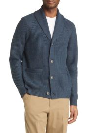 Vince Marled Rib Shawl Collar Cardigan at Nordstrom