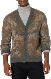 Vince Men39s Abstract Floral Cardigan at Amazon Mens Clothing store at Amazon