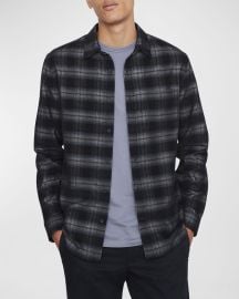 Vince Menx27s Corduroy Plaid Sport Shirt at Neiman Marcus