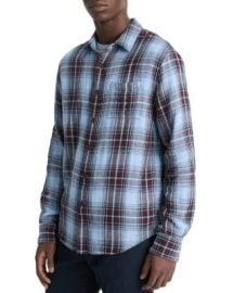 Vince Napa Cotton Plaid Regular Fit Shirt Bloomingdales at Bloomingdales