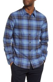 Vince Norden Classic Fit Plaid Button-Up Shirt at Nordstrom