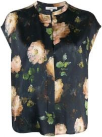 Vince Peg Petal Glow Satin Blouse - Farfetch at Farfetch