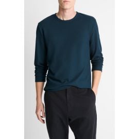 Vince Pima Cotton Piqué Long Sleeve T-Shirt at Nordstrom