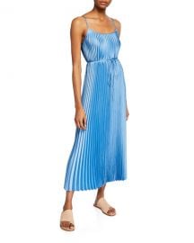 Vince Pleated Cami Maxi Dress at Neiman Marcus