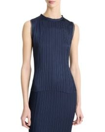 Vince Pleated Crewneck Top Bloomingdales at Bloomingdales