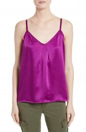 Vince Pleated Silk Camisole at Nordstrom