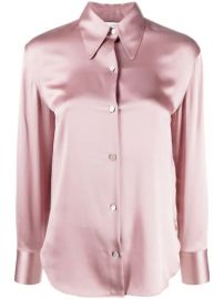 Vince Pointed Collar Silk Blouse - Farfetch at Farfetch