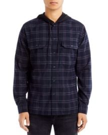 Vince Redwood Plaid Regular Fit Hooded Button Down Shirt Bloomingdale39s at Bloomingdales