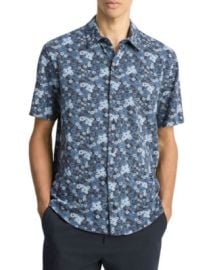Vince Regular Fit Floral Short Sleeve Shirt Bloomingdale39s at Bloomingdales