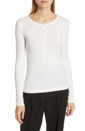 Vince Ribbed Henley   Nordstrom at Nordstrom