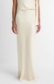Vince Satin Bias Column Skirt at Nordstrom