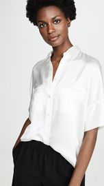 Vince Satin Blouse at Shopbop