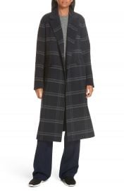 Vince Shadow Plaid Coat   Nordstrom at Nordstrom