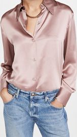 Vince Shaped Collar Shirt at Shopbop