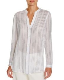 Vince Sheer Striped Shirt at Bloomingdales