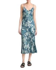 Vince Shimmer Lake Crushed Midi Dress Bloomingdales at Bloomingdales