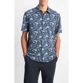 Vince Short Sleeve Button-Up Shirt at Nordstrom