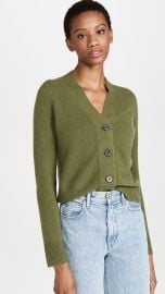 Vince Shrunken Button Cashmere Cardigan at Shopbop